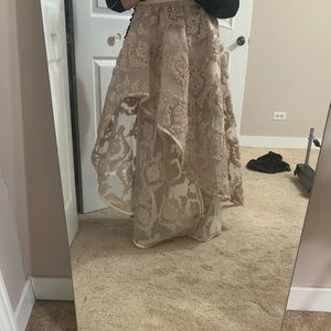 Beautiful Lace high low skirt. Never worn!
